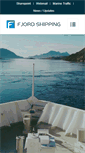 Mobile Screenshot of fjordshipping.no